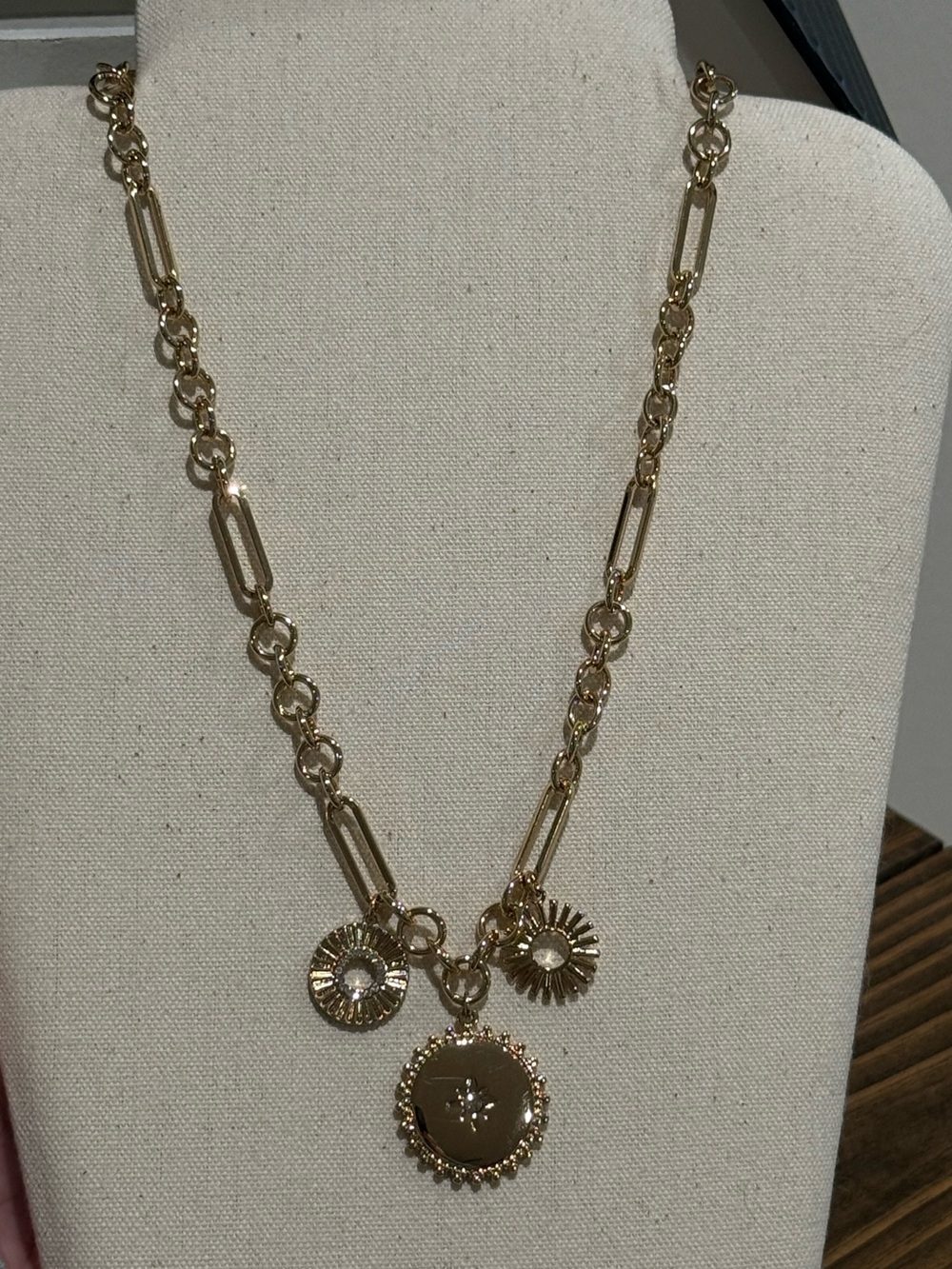 Lilly Pulitzer Gold-Tone Sunburst Pendant Necklace - Women Jewelry